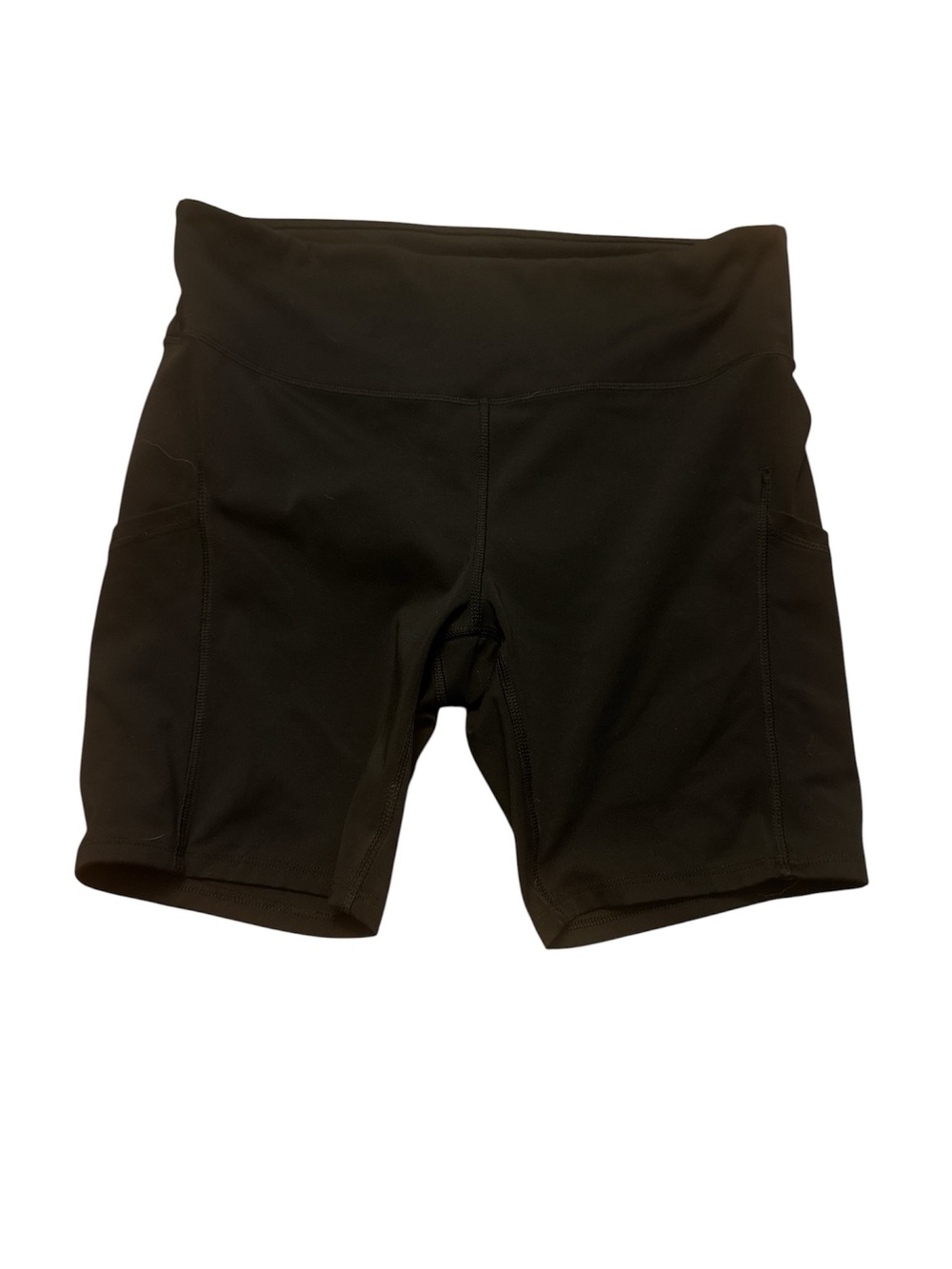 all in motion Black High-Rise Bike Shorts with Side Pockets
